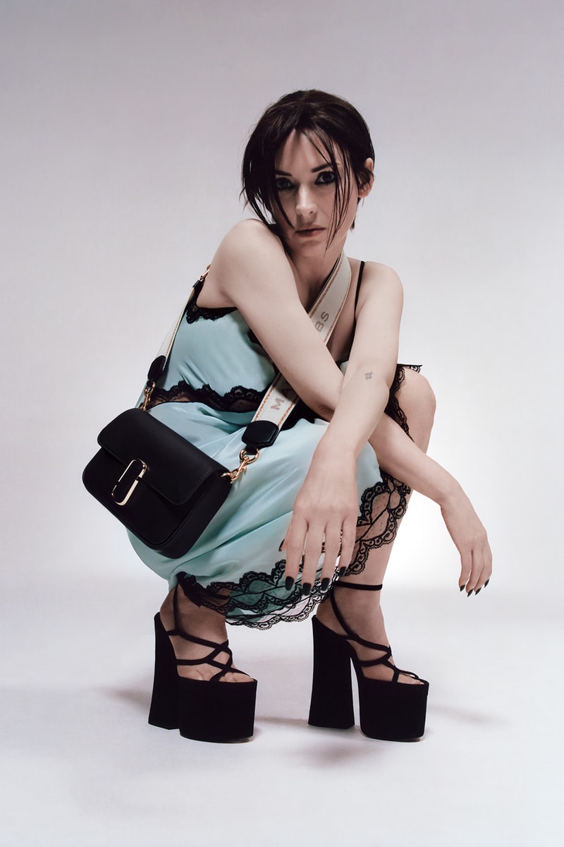 Winona Ryder Marc Jacobs J Shoulder Bag Campaign