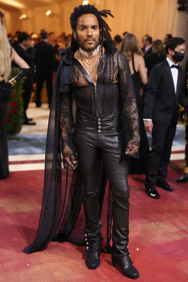 MEt Gala 2022 Lenny Kravitz Corset