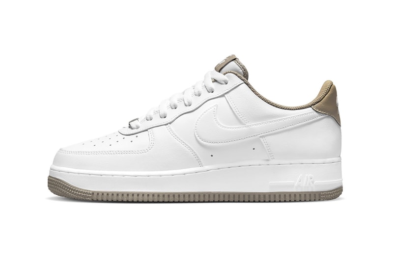 Nike Air Force 1 Low White Taupe AF1 Low Sneakers Footwear Kicks Shoes 