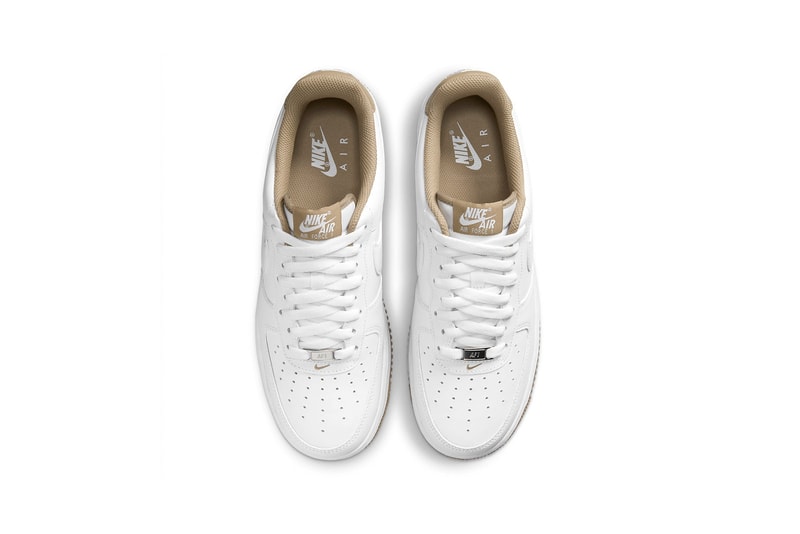 Nike Air Force 1 Low White Taupe AF1 Low Sneakers Footwear Kicks Shoes 