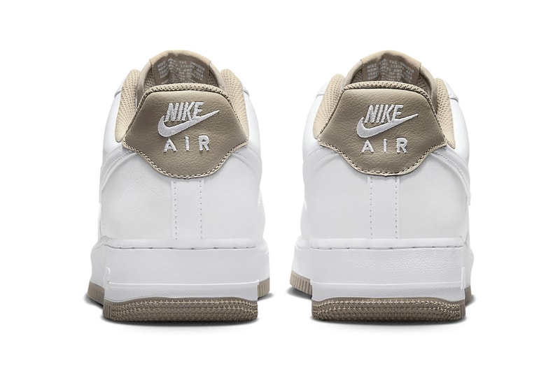 Nike Air Force 1 Low White Taupe AF1 Low Sneakers Footwear Kicks Shoes 