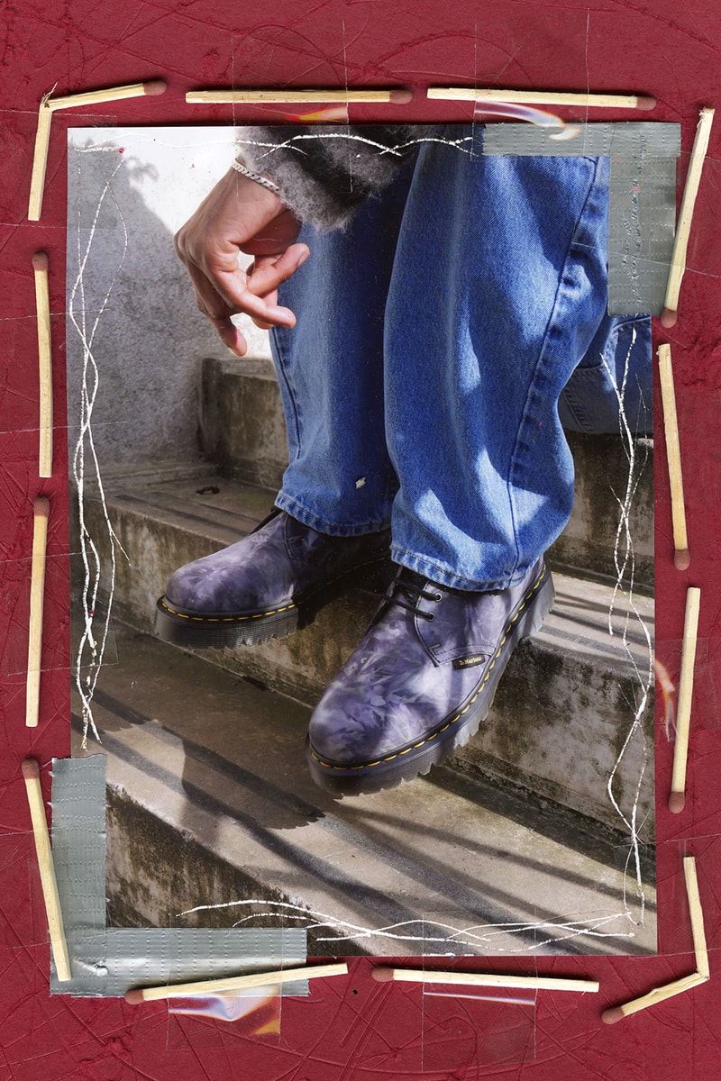PLEASURES Dr. Martens 1461 Bex Shoe Collaboration 