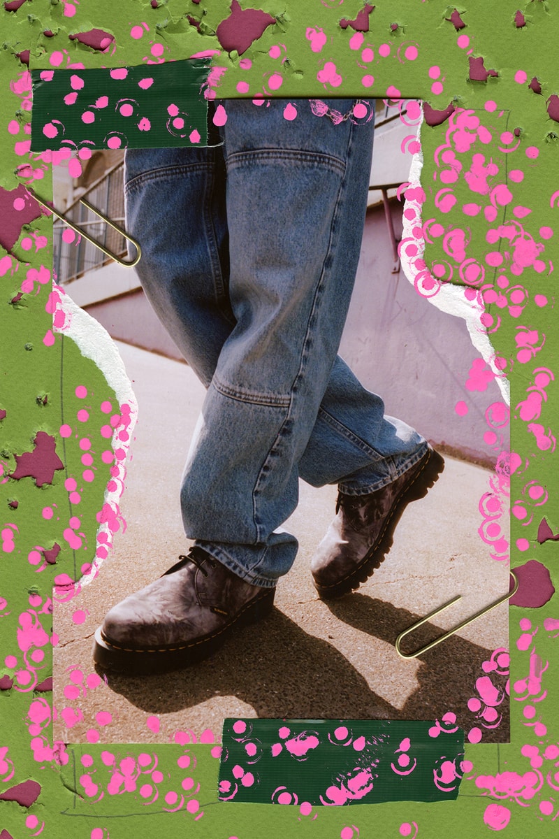 PLEASURES Dr. Martens 1461 Bex Shoe Collaboration 