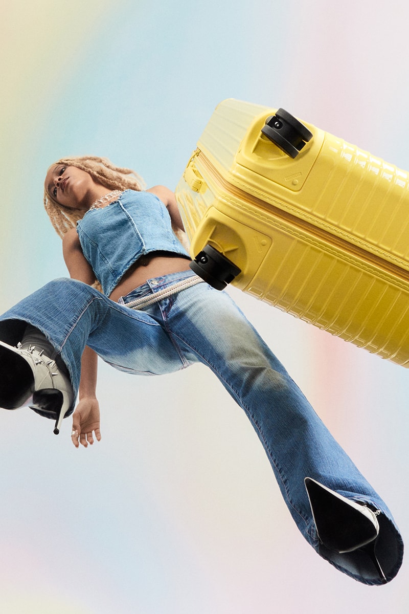 Rimowa Travel Suitcases Bags Accessories Phone Cases Summer Collection Purple Yellow 