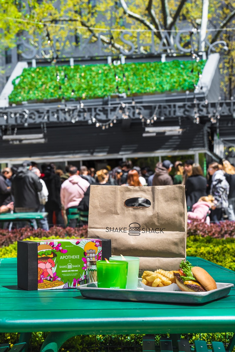 Shake Shack Apotheke Candles Burger and Fries Duo Burger In The Park Release Where to buy