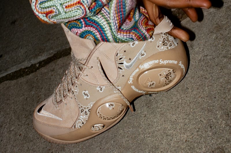 An Official Look at Supreme x Nike Zoom Air Flight 95