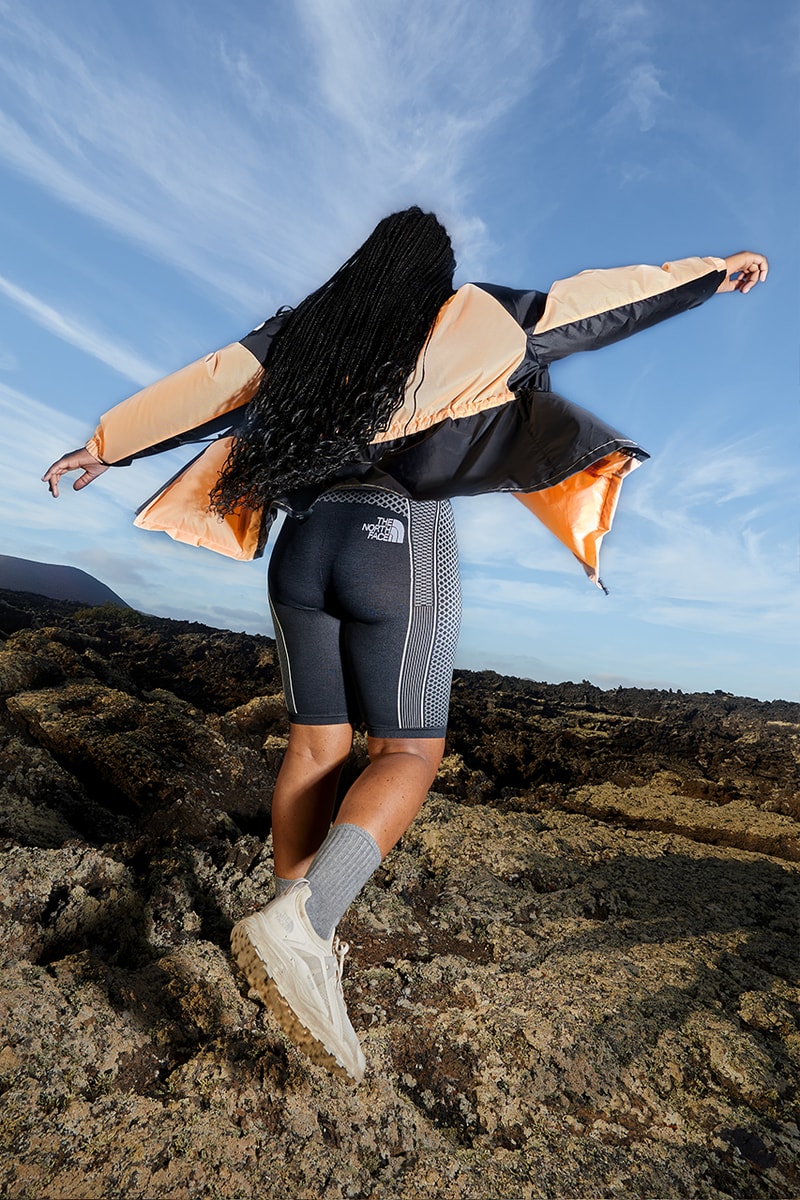 The North Face NSE Collection Lookbook Movement Jackets Shorts Caps Sliders