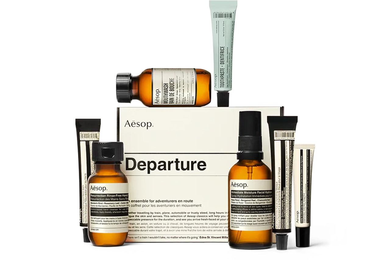 Best Travel Size Mini products Aesop Glossier Supergoop Dr Barbara Sturm sunscreen facial oil hair oil