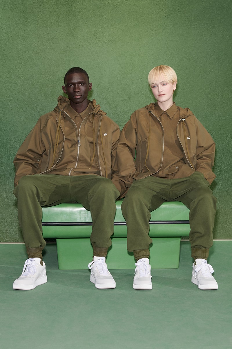 A.P.C. Lacoste Collaboration Crocodile Summer Tennis Jackets Trousers Polo Shirts