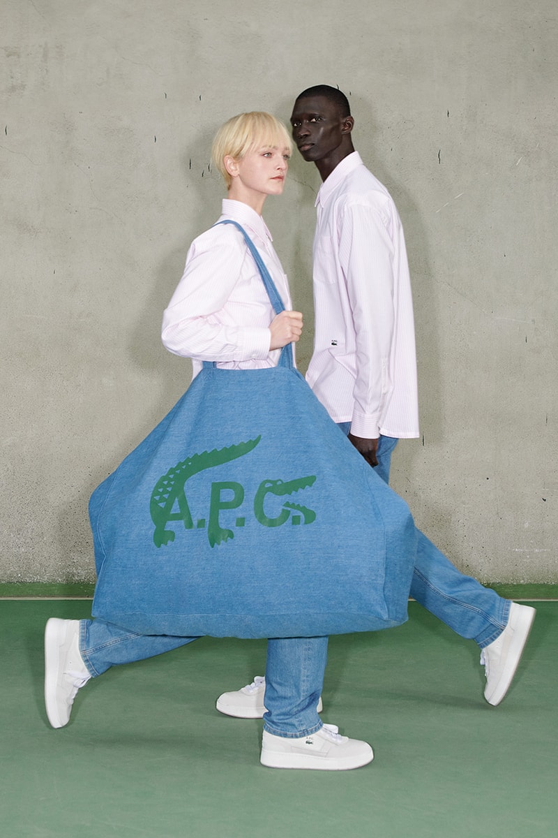 A.P.C. Lacoste Collaboration Crocodile Summer Tennis Jackets Trousers Polo Shirts