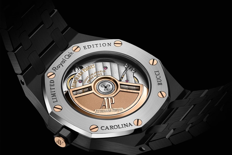 Audemars Piguet Carolina Bucci Royal Oak Selfwinding Black Ceramic Rainbow Dial Watch Images 