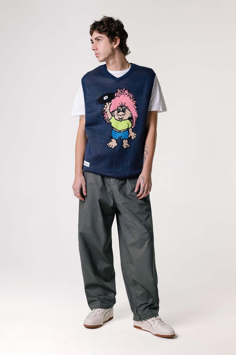 Butter Goods Troll Vest Brown Navy Price Release Info