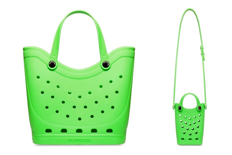Crocs x Balenciaga Drop Classic Clog-Inspired Tote Bags and Phone Holders