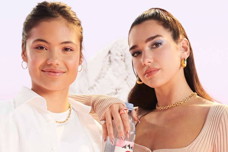 Evian Drink True Water Campaign Dua Lipa Emma Raducanu Tennis Champion