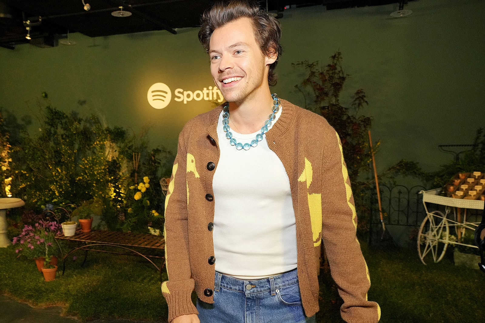 Harry Styles eliou Chunky Bead Necklaces Acrylic Trend Accessories Where to buy