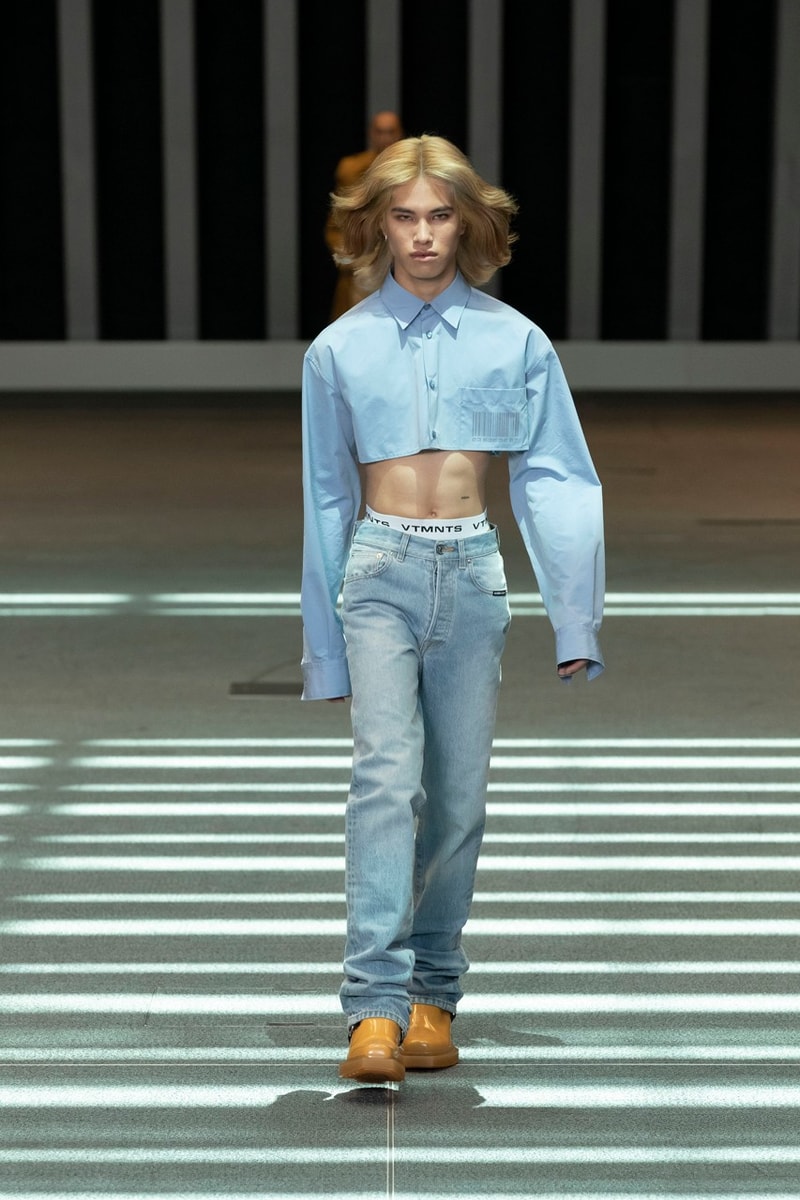 vtmnts vetements guram gvasalia non-binary wear gender inclusivity diversity lgbtq trench coats outerwear pants hoodies bomber jackets t-shirts knits