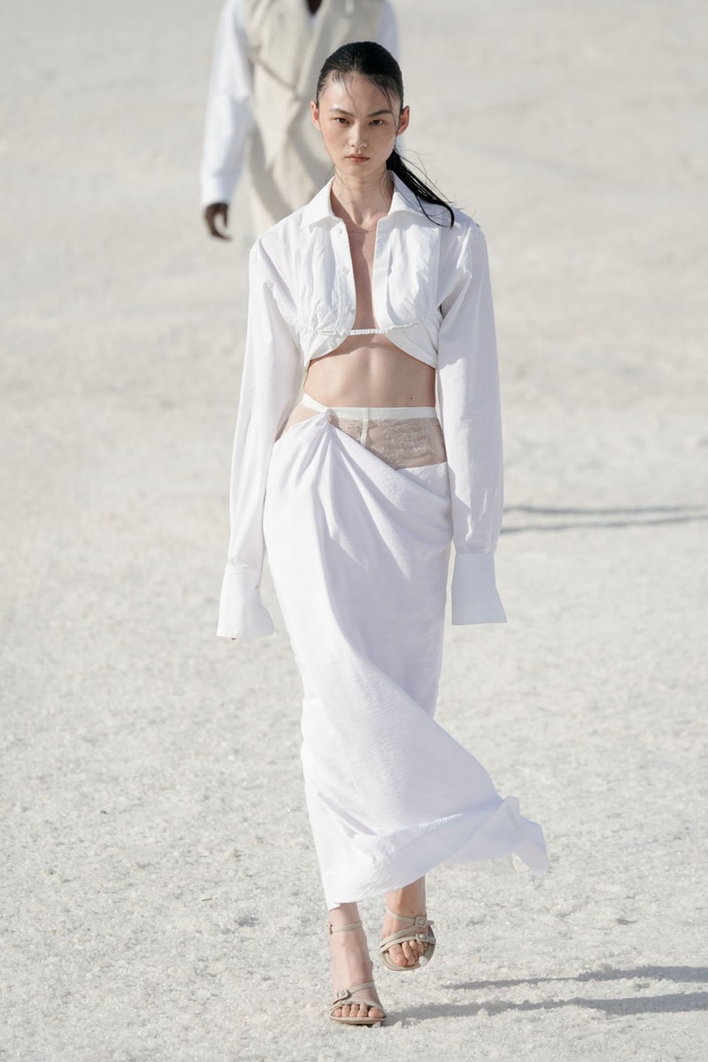 Jacquemus Le Papier Fall WInter Collection Simon Porte Arles Runway Nike Collaboration Images