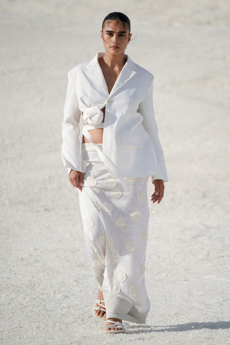 Jacquemus Le Papier Fall WInter Collection Simon Porte Arles Runway Nike Collaboration Images