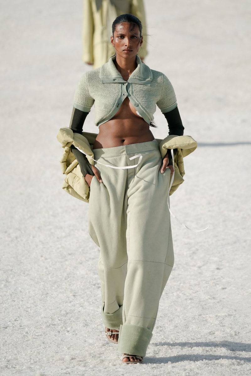 Jacquemus Le Papier Fall WInter Collection Simon Porte Arles Runway Nike Collaboration Images