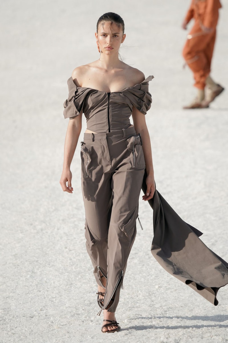 Jacquemus Le Papier Fall WInter Collection Simon Porte Arles Runway Nike Collaboration Images