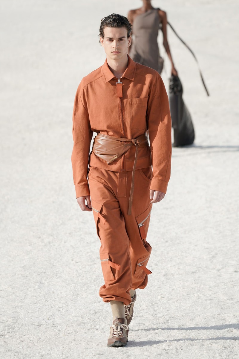 Jacquemus Le Papier Fall WInter Collection Simon Porte Arles Runway Nike Collaboration Images