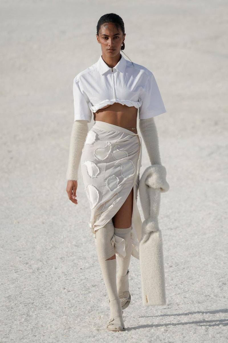 Jacquemus Le Papier Fall WInter Collection Simon Porte Arles Runway Nike Collaboration Images