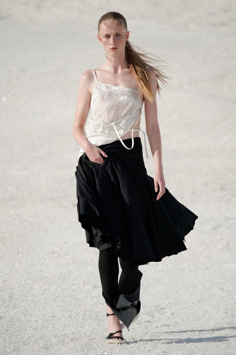 Jacquemus Le Papier Fall WInter Collection Simon Porte Arles Runway Nike Collaboration Images