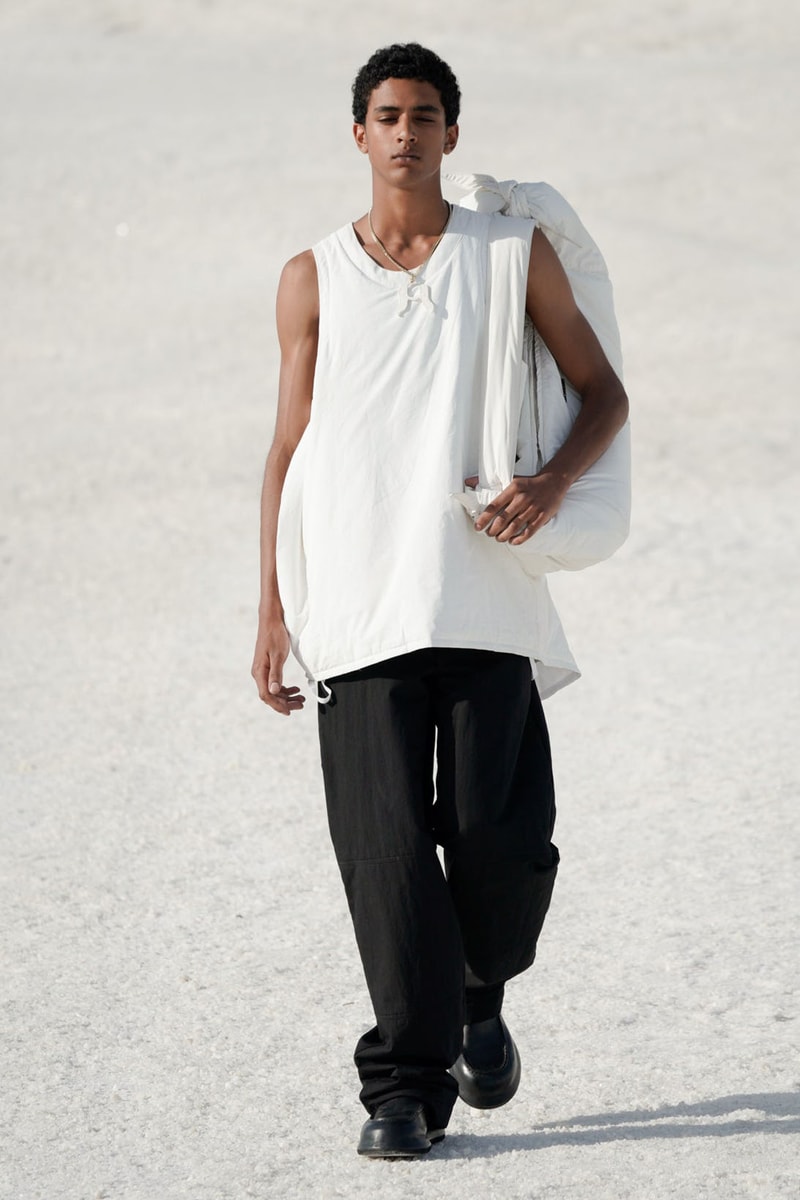 Jacquemus Le Papier Fall WInter Collection Simon Porte Arles Runway Nike Collaboration Images