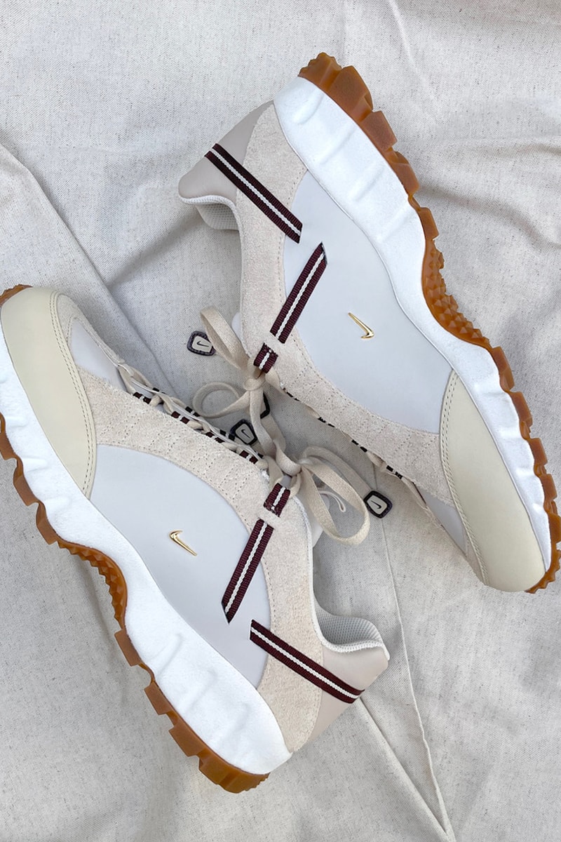 Jacquemus Nike Sneaker First Look Tease Collaboration Images Brown Beige Swoosh