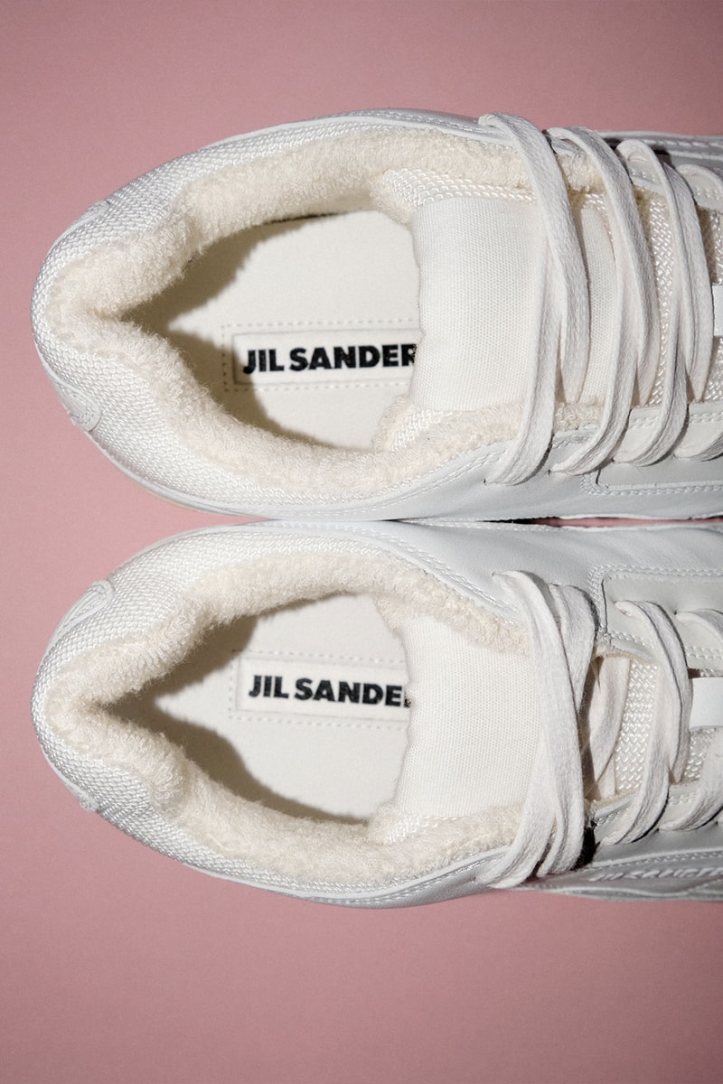 Jil Sander Unisex Sneakers Minimalist White Mid Low Top Release Info