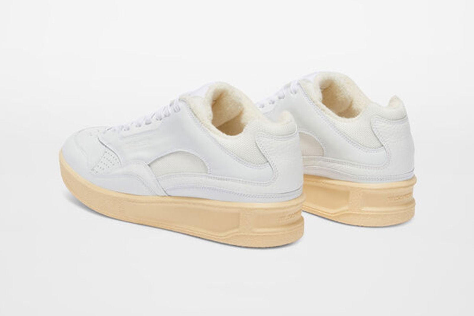 Jil Sander Unisex Sneakers Minimalist White Mid Low Top Release Info