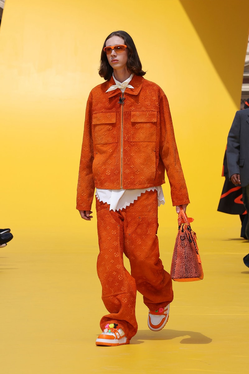 Louis Vuitton Men's Spring Summer 2023 Strange Math Virgil Abloh Runway Kendrick Lamar Performance Images