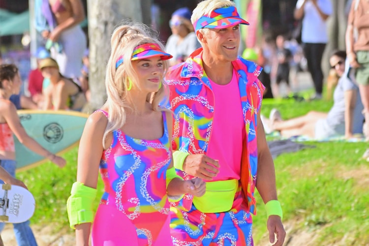 Margot Robbie and Ryan Gosling Dress Up as Skatin' Barbie and Ken in New BTS Photos