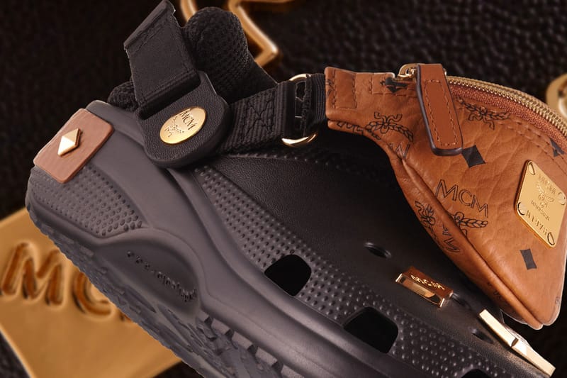 MCM Joins Forces with Crocs for Bulldog-Inspired Clogs