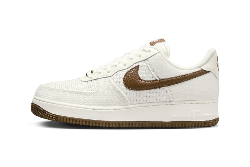 Nike SNKRS 5th Anniversary Special Edition AF1 Air Force 1 Sneakers White Brown