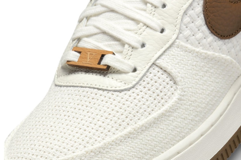Nike SNKRS 5th Anniversary Special Edition AF1 Air Force 1 Sneakers White Brown