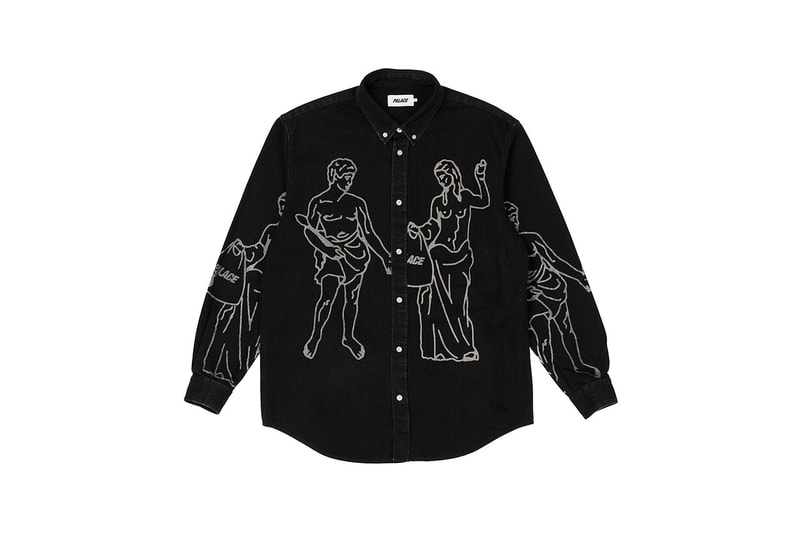 Palace Skateboards Summer Drop Greek Statues Denim Jackets Jeans Hats Jumpers