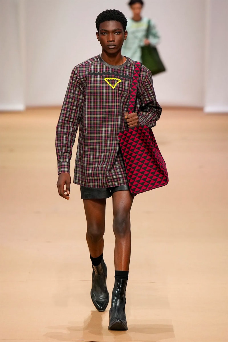 prada spring summer 2023 menswear collection runway show milan fashion week miuccia raf simons