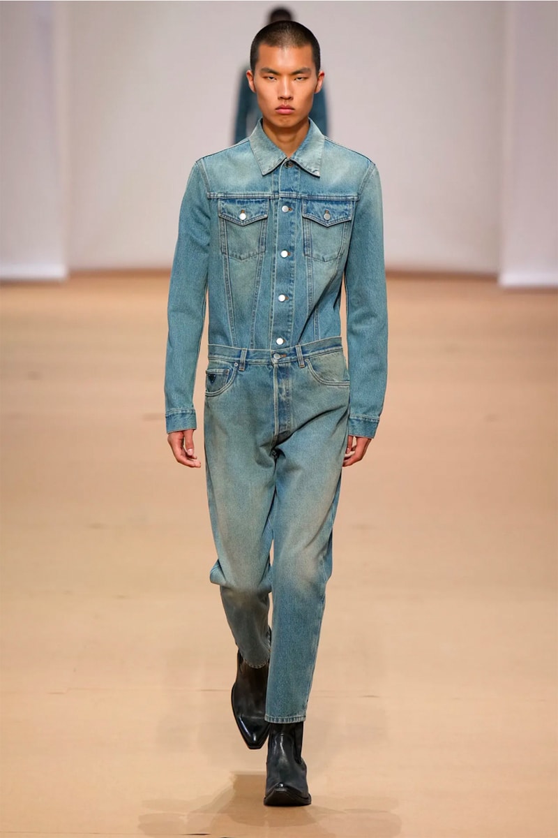 prada spring summer 2023 menswear collection runway show milan fashion week miuccia raf simons