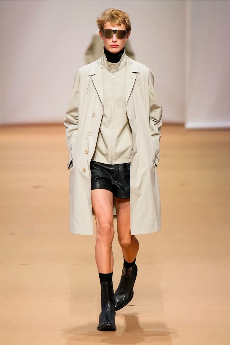 prada spring summer 2023 menswear collection runway show milan fashion week miuccia raf simons