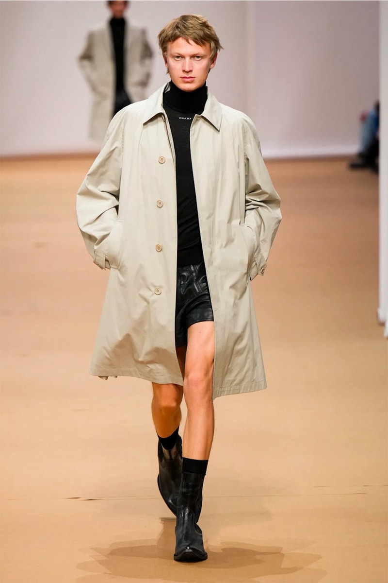 prada spring summer 2023 menswear collection runway show milan fashion week miuccia raf simons