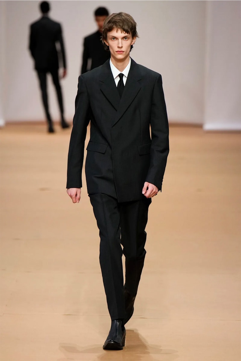 prada spring summer 2023 menswear collection runway show milan fashion week miuccia raf simons