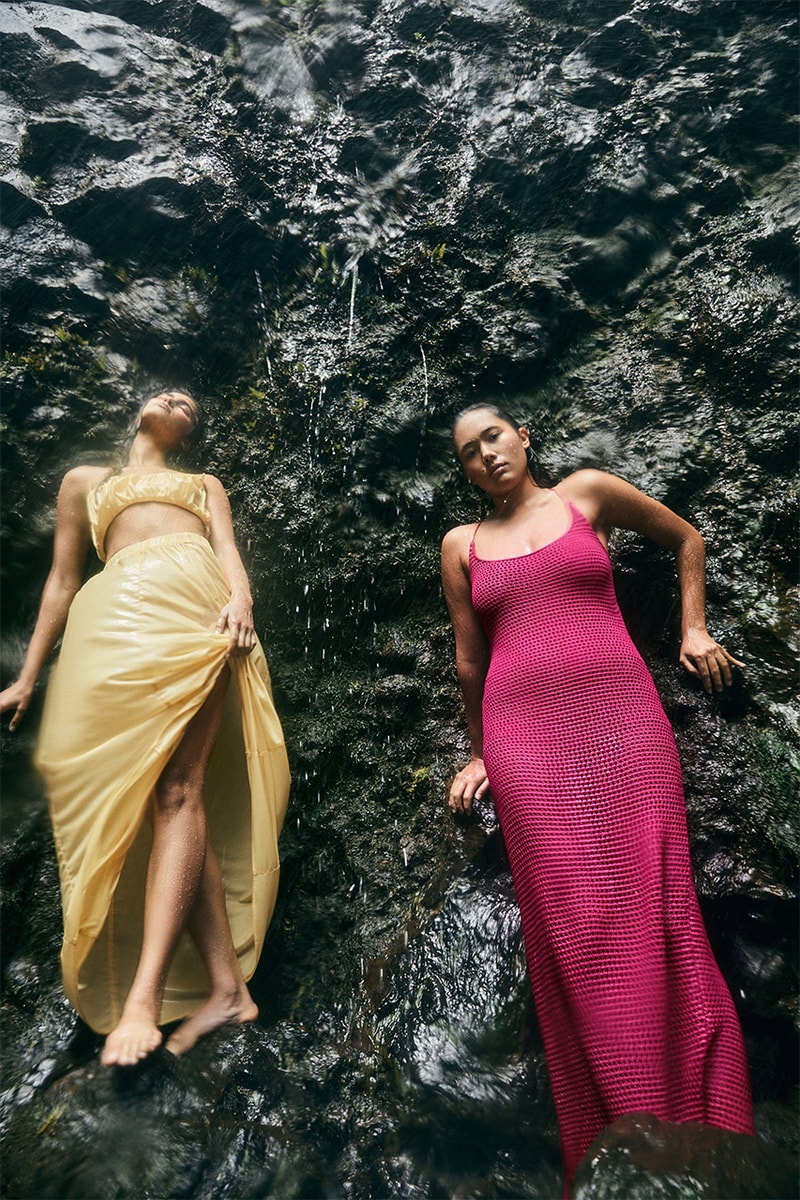 reformation ref to go campaign on island time collection dresses two piece sets summer fashion 