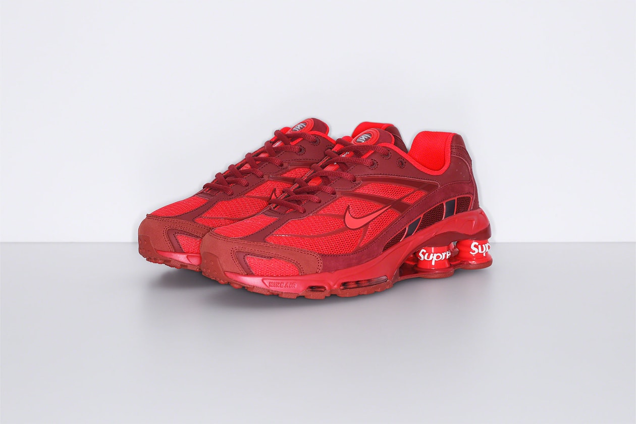 Supreme Nike Shox Ride 2 Spring Collaboration Official Images Release Date Info