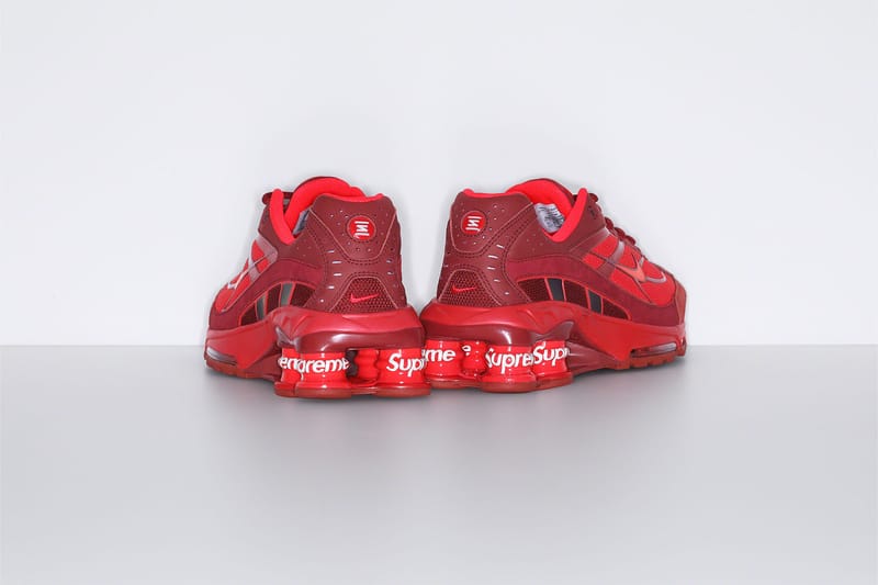 red supreme nike