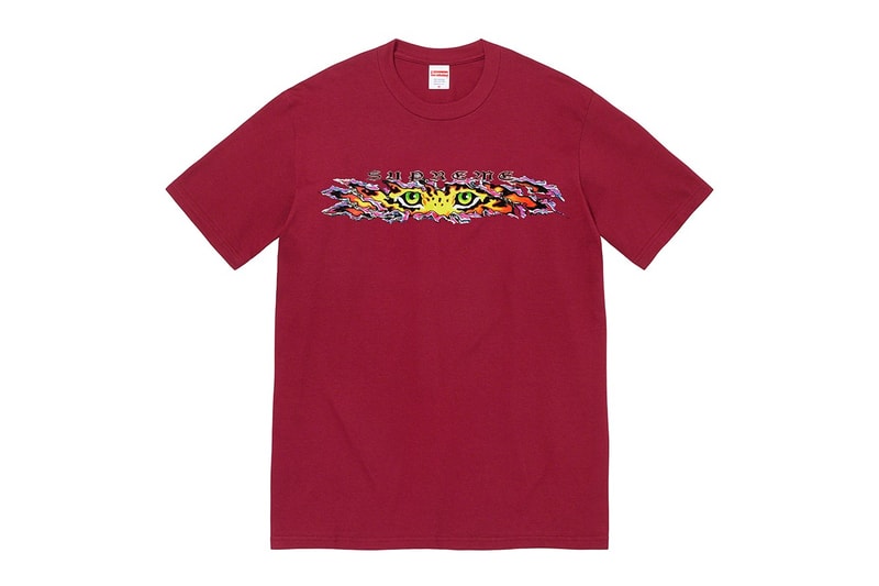 supreme summer 2022 t-shirts red gross new york release drop 