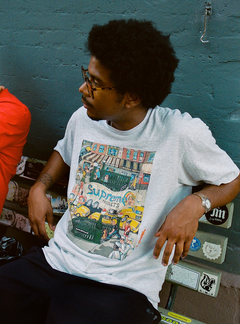 supreme summer 2022 t-shirts red gross new york release drop 