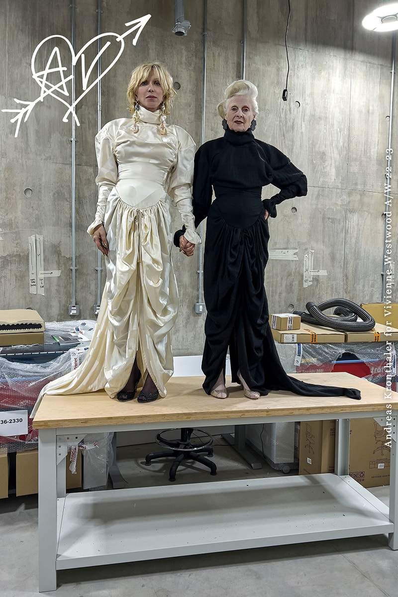 Vivienne Westwood Fall Winter 2022 Battersea Studio Campaign Courtney Love