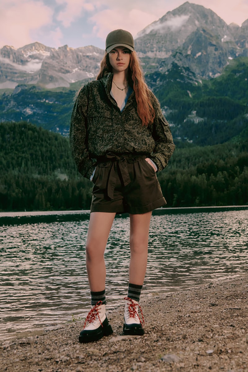 woolrich spring summer 2023 outerwear jackets puffers micro jackets poplin dress Pennsylvania walk american road trip lakeside summer lookbooks