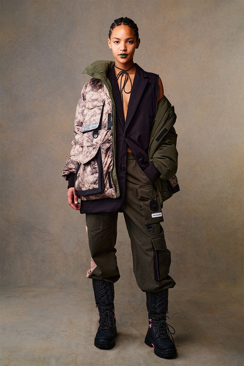 canada goose feng chen wang xu zhen collaborative collection fall/winter 2022 outerwear puffers 
